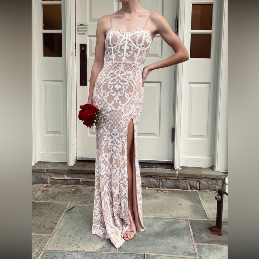 Windsor Jojo Formal Sequin Bustier Mermaid Dress